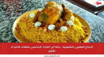 الدجاج المغربي بالشعرية.. رحلة إلى التراث الأندلسي بنكهات فاخرة لا تقاوم